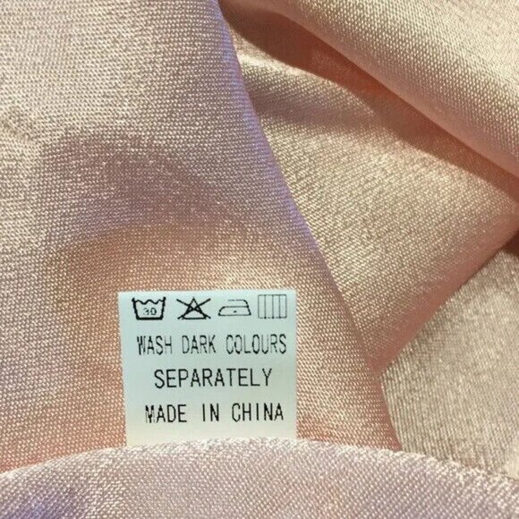 NWT Madison Square Dress Pink Sleeveless Asymmetrical Hem V-Neck Medium - Picture 6 of 6